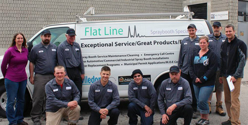 The Flat Line Sales & Distribution team.
