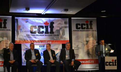 CCIF panelists discuss new challenges facing the industry. From left: Larry Jefferies, Tony Canade, Ken Friesen, Terry Allen and Joe Carvalho.