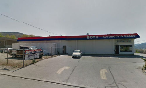 The Boyd Autobody & Glass location in Penticton was the target of a bizarre rash of criminal attacks on the property. RCMP are currently seeking help from the public for an arson case that took place on the property nearly a year ago.
