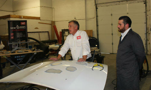 Sean Slaven and Jason Grey of Arslan Automotive conducted the demonstrations at Fix Auto Mississauga Central.