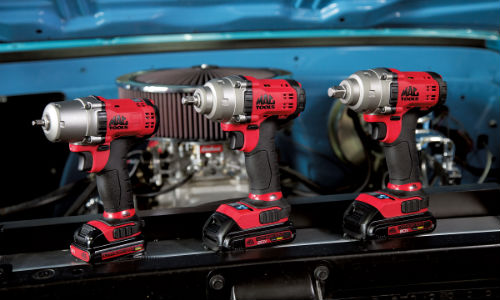 The new line of cordless impacts from Mac Tools.