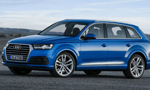 The new 2016 Audi Q7 uses a mix of high- and ultra-high-strength steel and aluminum for the fenders, hood, doors, and the tailgate.