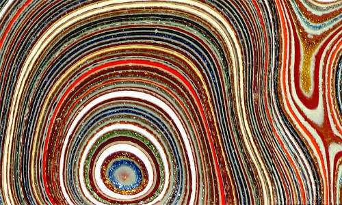 Fordite is one of the most unusual minerals on Earth. It's formed by OE painting processes that are no longer in use.