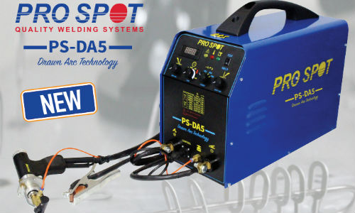 The PS-DA5 Drawn Arc Welder is one of two new systems Pro Spot will debut at SEMA 2015.