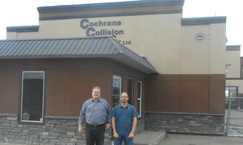 Greg Archibald and Kevin Brown, owners and operators of Cochrane Collision