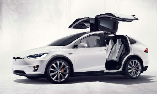 The new Teslax X will feature a 'ludicrous' speed mode, as well as a biodefense air filtration system.
