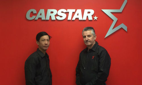 Khuong Nguyen and David Franklin, owners of CARSTAR Surrey (2000 Auto Collision).