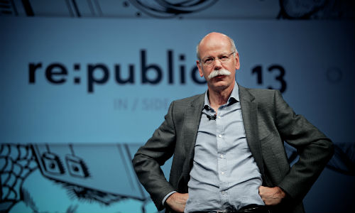 Dieter Zetsche, the 'grandly mustachioed Chairman of Daimler' recently paid a visit to Google.