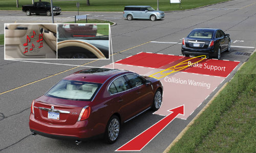 A report released by the Insurance Institute of Highway Safety indicates that forward collision warnings, especially when combined with autonomous braking systems, are effective in reducing the number of rear-end crashes.