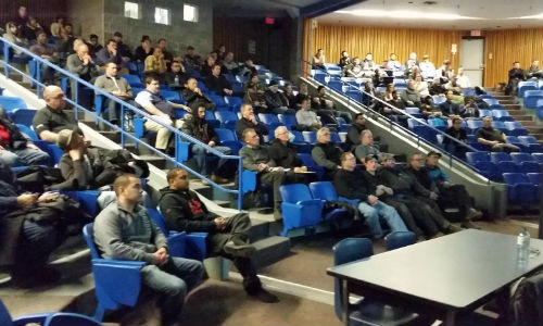 Some of the assembled stakeholders at the Technology and Trends for 2016 course held at Centennial College.