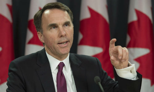 Federal Finance Minister Bill Morneau delivered the budget on Tuesday.