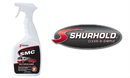 Shurhold's SMC is sold in concentrated form in large 1-gallon pails, as well as a ready-to-use trigger spray bottle, shown here.