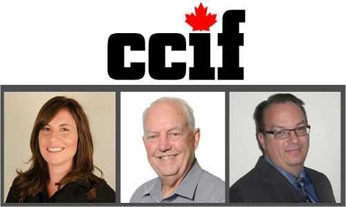 Three of the presenters set for CCIF Montreal: France Daviault, Larry Jefferies and Martin Sampson.