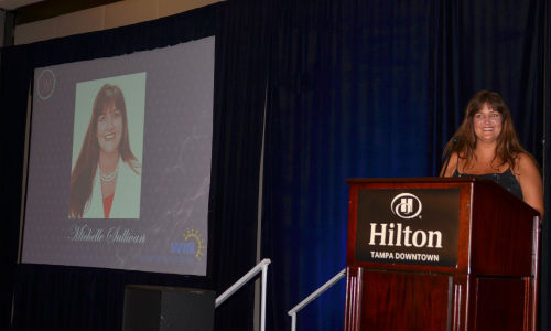 Michelle Sullivan of FinishMaster and 2016 Most Influential Women honouree. Sullivan accepted the award at the recent WIN Education Conference in Tampa, Florida.
