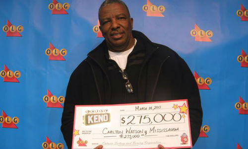 Carlton Watson, who once won $275,000 in a Daily Keno draw, has been dismissed from the Peel Regional Police for misconduct.