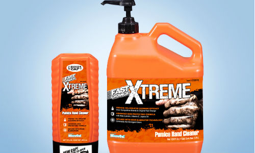 Permatex Fast Orange Xtreme is available in a 15-ounce Rocker Cap bottle, P/N 25616 and a one-gallon pump, P/N 25618.