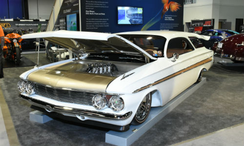 Greening Auto Company’s 1961 Chevy Impala, 'Double Bubble,' took a runner-up place of Battle of the Builders.
