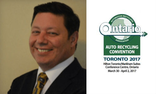 The Ontario Automotive Recyclers Association has named Paul D’Adamo of Recycling Growth as the keynote speaker for the 2017 OARA Convention.
