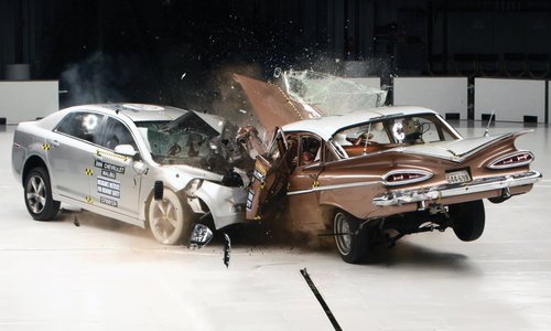Destroying classic vehicles ... for science and safety.