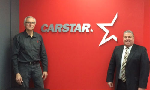 Rick Hunton (left), Manager of CARSTAR Pembroke and General Manager Pat Watts.