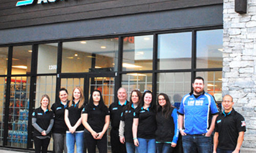 The team at the new Lordco store in Smithers, British Columbia.