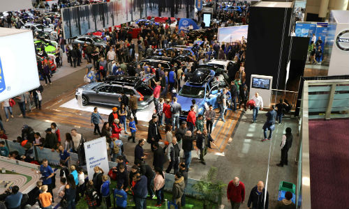 The 2017 Canadian International AutoShow has broken the attendance record set in the previous year. A total of 339,590 people attended this year's show.