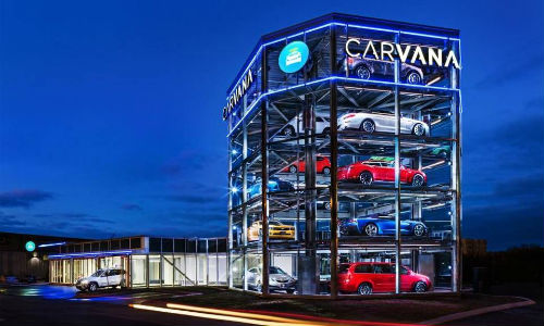 One of Carvana's 'car vending machines' in Nashville. Another is slated for construction in North Carolina.