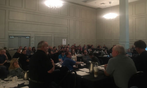 During the SAAR Annual Meeting in Moose Jaw. The meeting was attended by over 130 industry stakeholders from across the province.