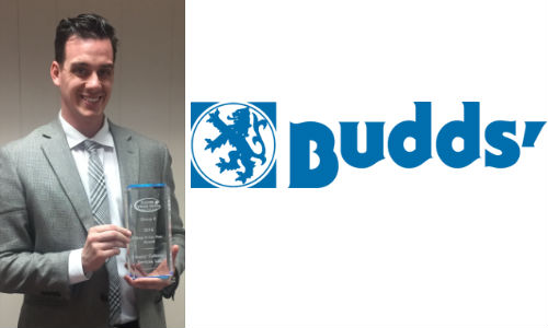 J.R. Martino of Budds’ Collision holds the Coyote Group Shop of the Year Award. The winner is selected based on a variety of measures including employee retention rates, community values, business mix and the volume of the shop (as measured per sq. ft.).