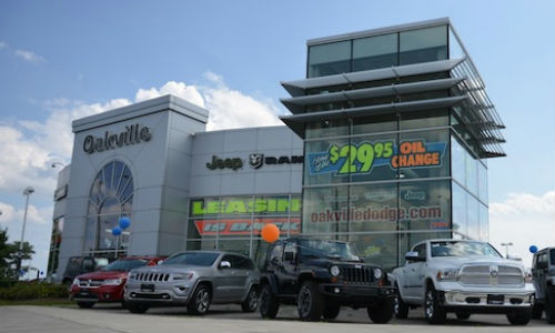 Assured Automotive's newest Dealer Service Centre is located at Oakville Chrysler.