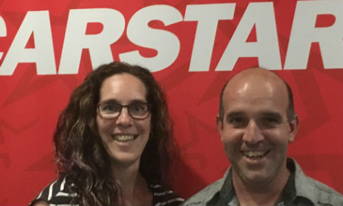 The owners of CARSTAR La Tuque, Isabelle Matte and Christian Dallaire.