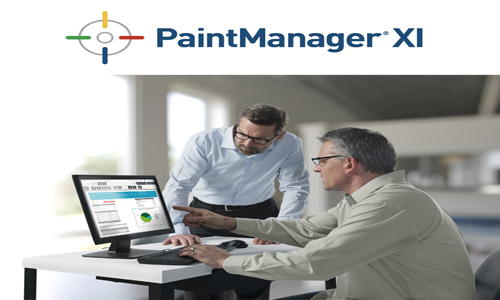 The new PaintManager XI features newly improved colour retrieval, mixing and management functions.