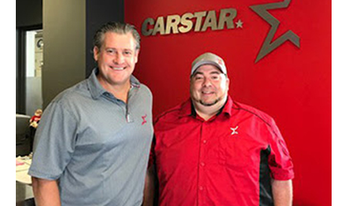 Paul Cross (left) has officially launched a new CARSTAR location, located in Haliburton Ontrio. The facility, managed by Sean Hatin (right) will offer full collision repairs, windshield repairs and repairs on large vehicles with aluminum components.