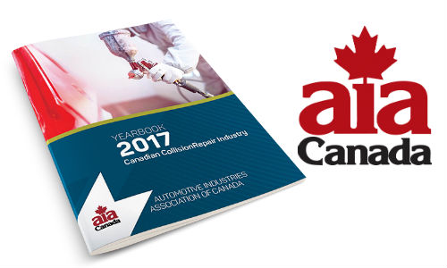 The 2017 Canadian Collision Repair Industry Yearbook from AIA Canada shows a small uptick in total shop numbers from 2015 to 2016.