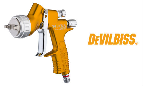 The new TEKNA Clearcoat is the latest addition to a series of material-specific spray guns from DeVilbiss.
