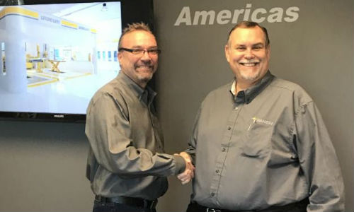 Tim Morgan, COO of Spanesi Americas, and Karl Kirschenman, the company's newly appointed Director of Communications and Technology.