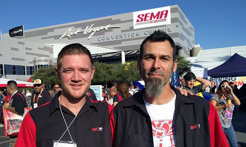 Justin Jimmo of Refinish Network in Ontario and Carl-André Giroux of CAGiroux in Quebec.