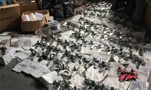 Counterfeit SATA spray guns were recently discovered in a successful copycat raid, leading to several arrests and seizure of the fake products.