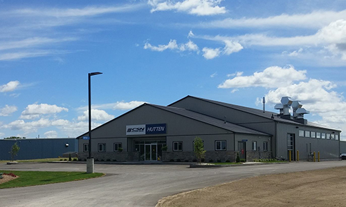 CSN Hutten's new home, a facility equipped with a state-of-the-art aluminum repair centre.