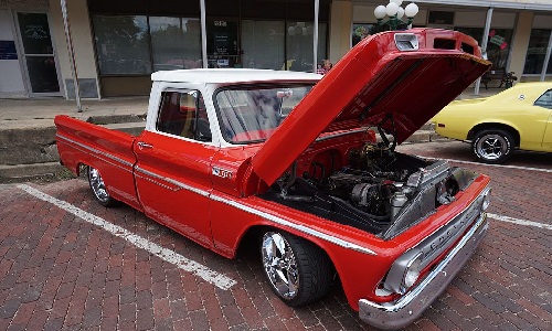 A 1965 Chevrolet pickup just like the one cancer-stricken Yvan Brien is refurbishing for his son.