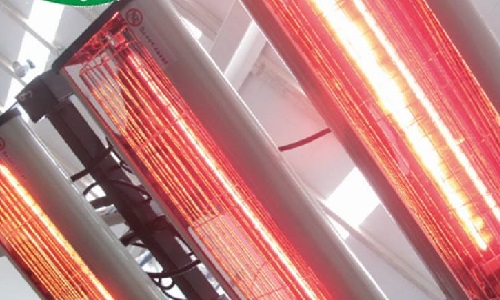 B-TEC systems infrared light system cures urethane paint more quickly than convection cycle curing, according to the company.