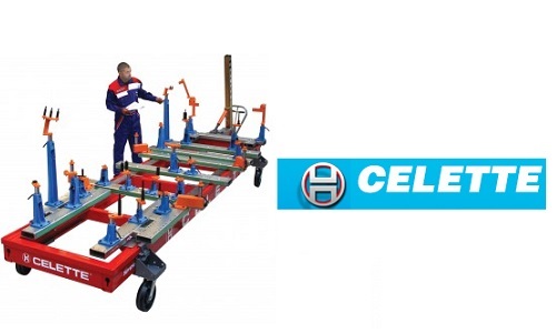 Celette announces the North American release of 11 gantry and bracket sets for 16 models.