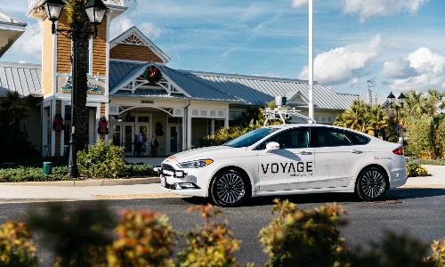 Voyage’s self-driving taxis are becoming popular in retirement communities in Florida.