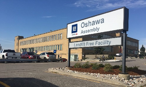 GM's Oshawa facility. All of GM Canada's facilities are now landfill free.