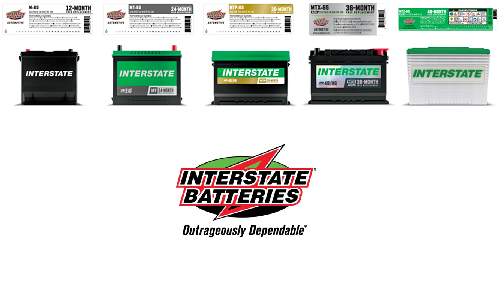 The new product look from Interstate Batteries.