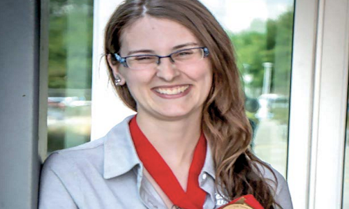 Nicole Hamilton of Nova Scotia was the national gold medal winner at the Skills Canada 2018 competition.