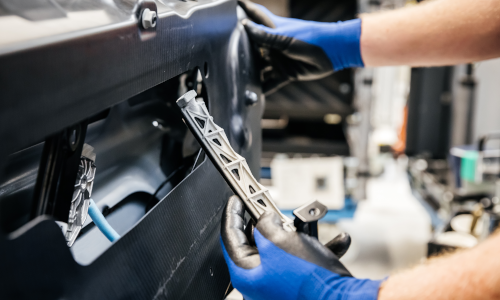 BMW Group recently fitted its one-millionth 3-D printed component, a window guide rail for the BMW i8 Roadster.